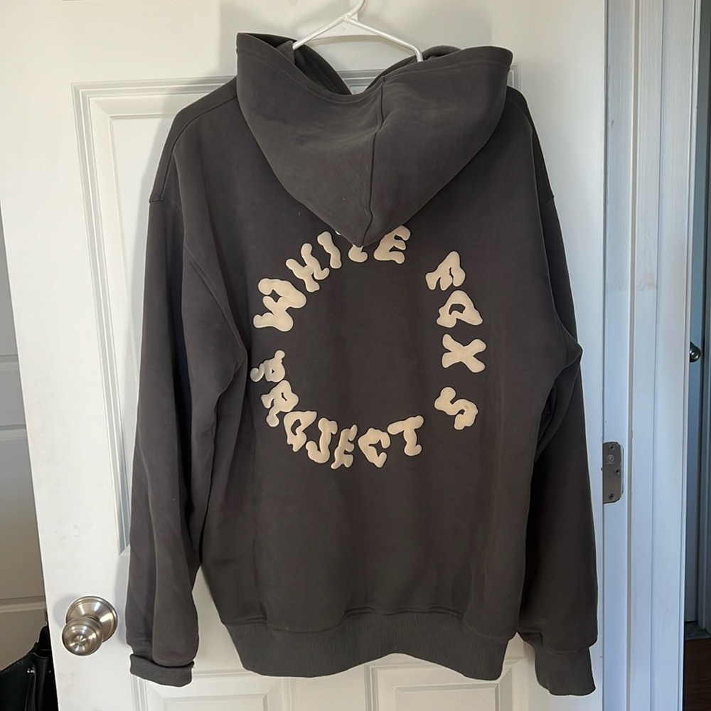 Like new white fox hoodie